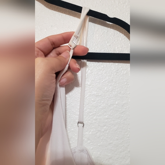 Fashion Nova, Cami slip dress in white. Double linned size 2XL - Picture 3 of 7